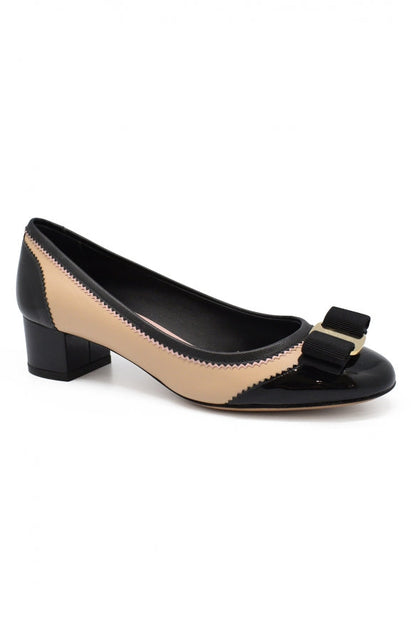 Salvatore Ferragamo Women Eva Leathe Pumps by Luosophy