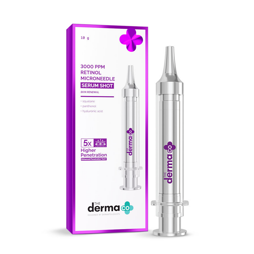 The Derma Co 3000 PPM Retinol Microneedle Serum Shot