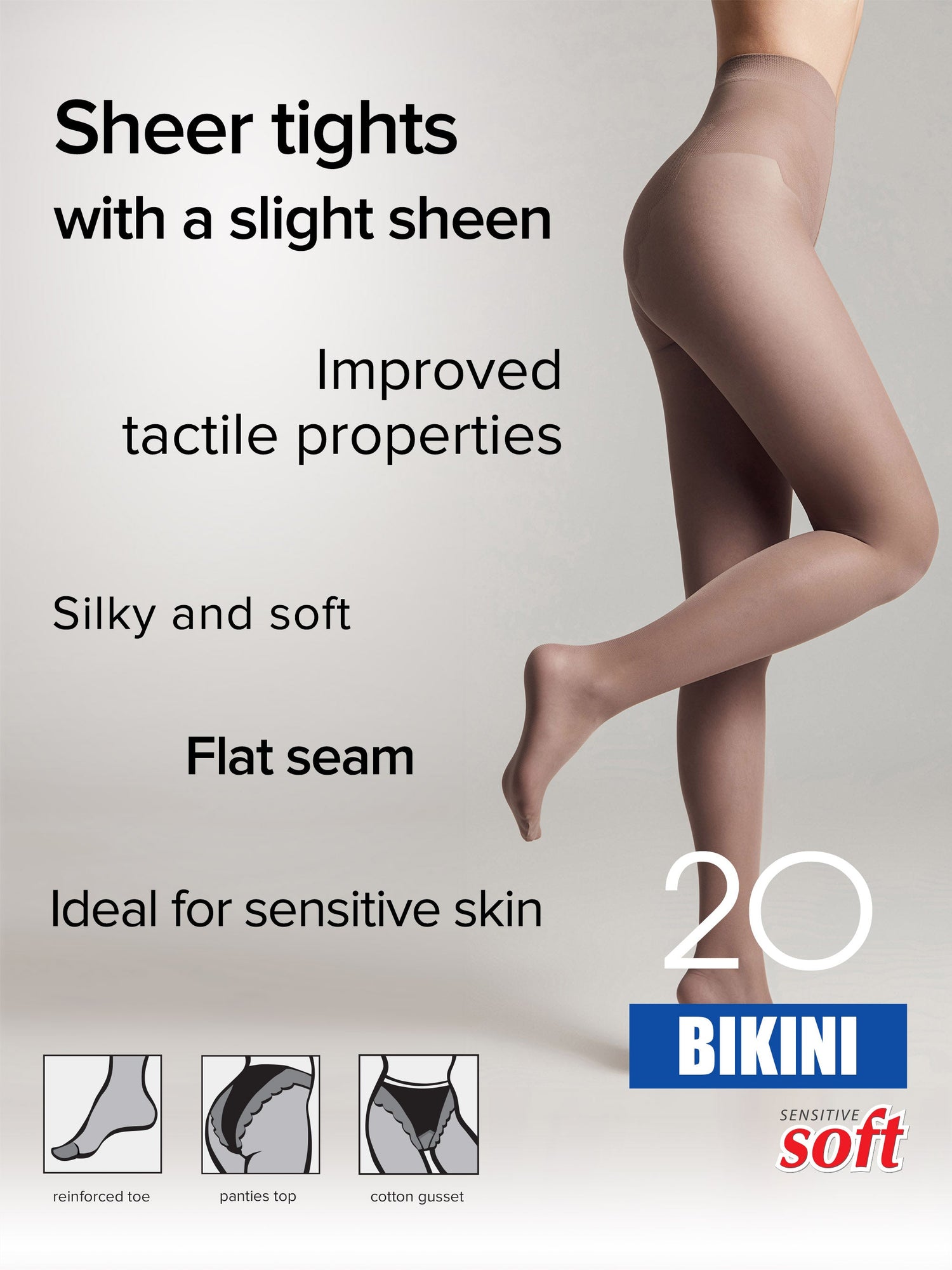 Tights Conte Bikini 20 Den - Ajour Top by TheRanok.com