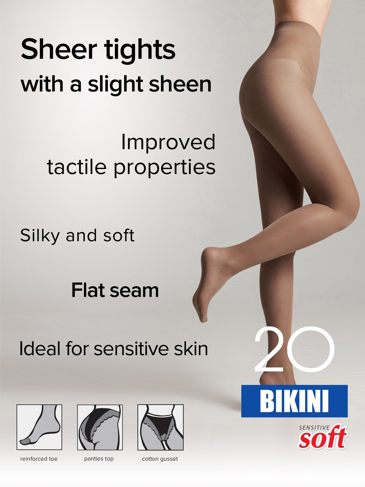 Tights Conte Bikini 20 Den - Ajour Top by TheRanok.com