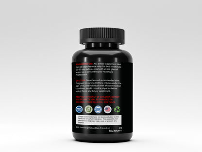 ANADRAX: Circulation Complex | 60 Capsules - L-Arginine, Niacin &amp; Nitric Oxide Support for Active Lifestyles