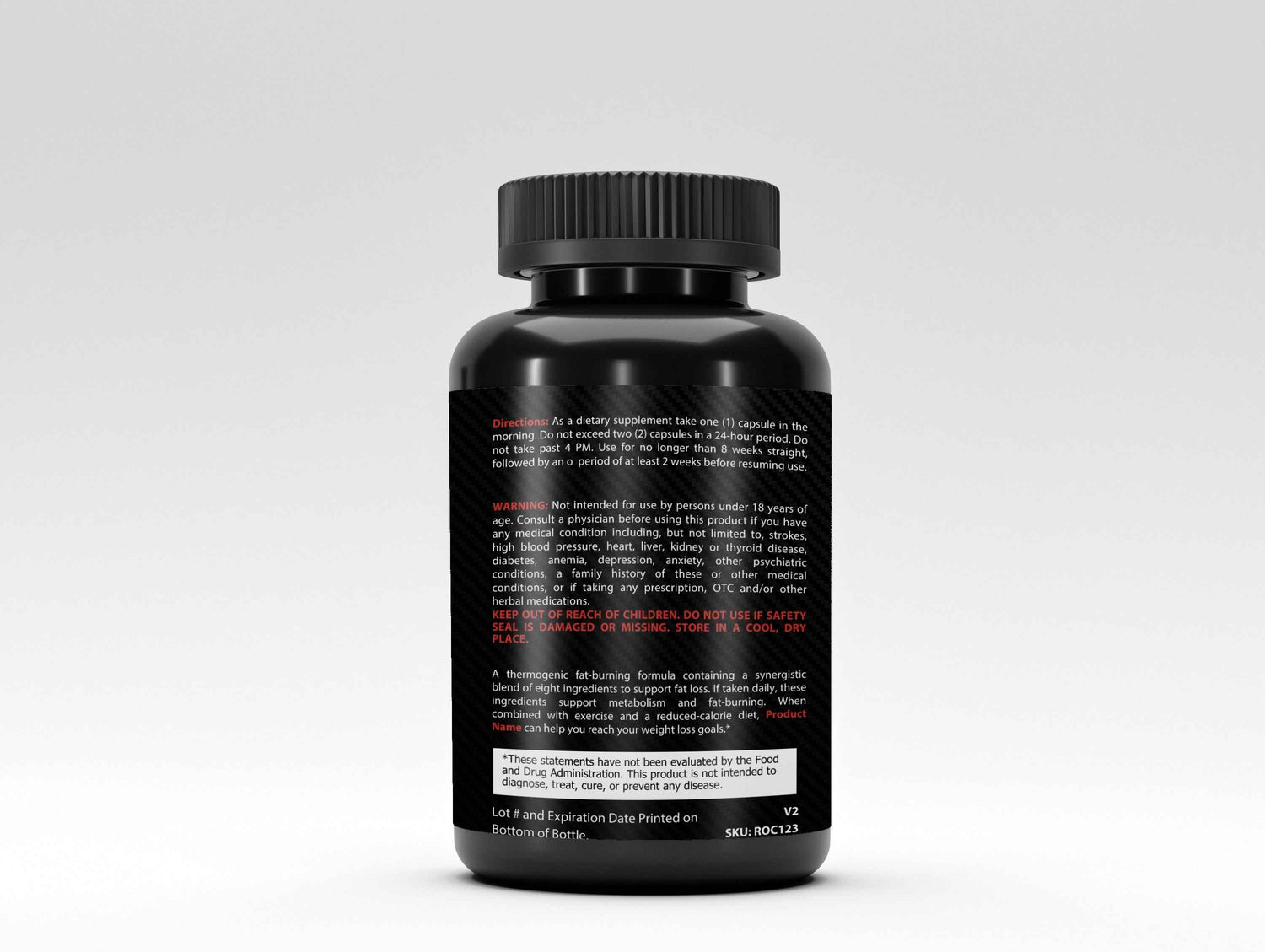 TRENOCUT: AM Fat Metabolism Activator | 60 Capsules – Clinically Studied Ingredients for Targeted Fat Loss