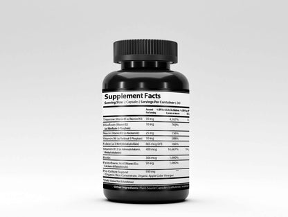 DUROGEN: Cellular Performance Complex | 60 Capsules – Activated B-Vitamins, CoQ10 &amp; Mitochondrial Support for Recovery &amp; Vitality