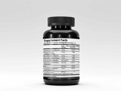 DUROGEN: Cellular Performance Complex | 60 Capsules – Activated B-Vitamins, CoQ10 &amp; Mitochondrial Support for Recovery &amp; Vitality