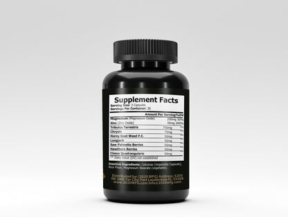 D-BULK: Anabolic Nutrient Partitioning Complex | 60 Servings – Magnesium, Horny Goat Weed &amp; Natural Actives for Muscle Performance