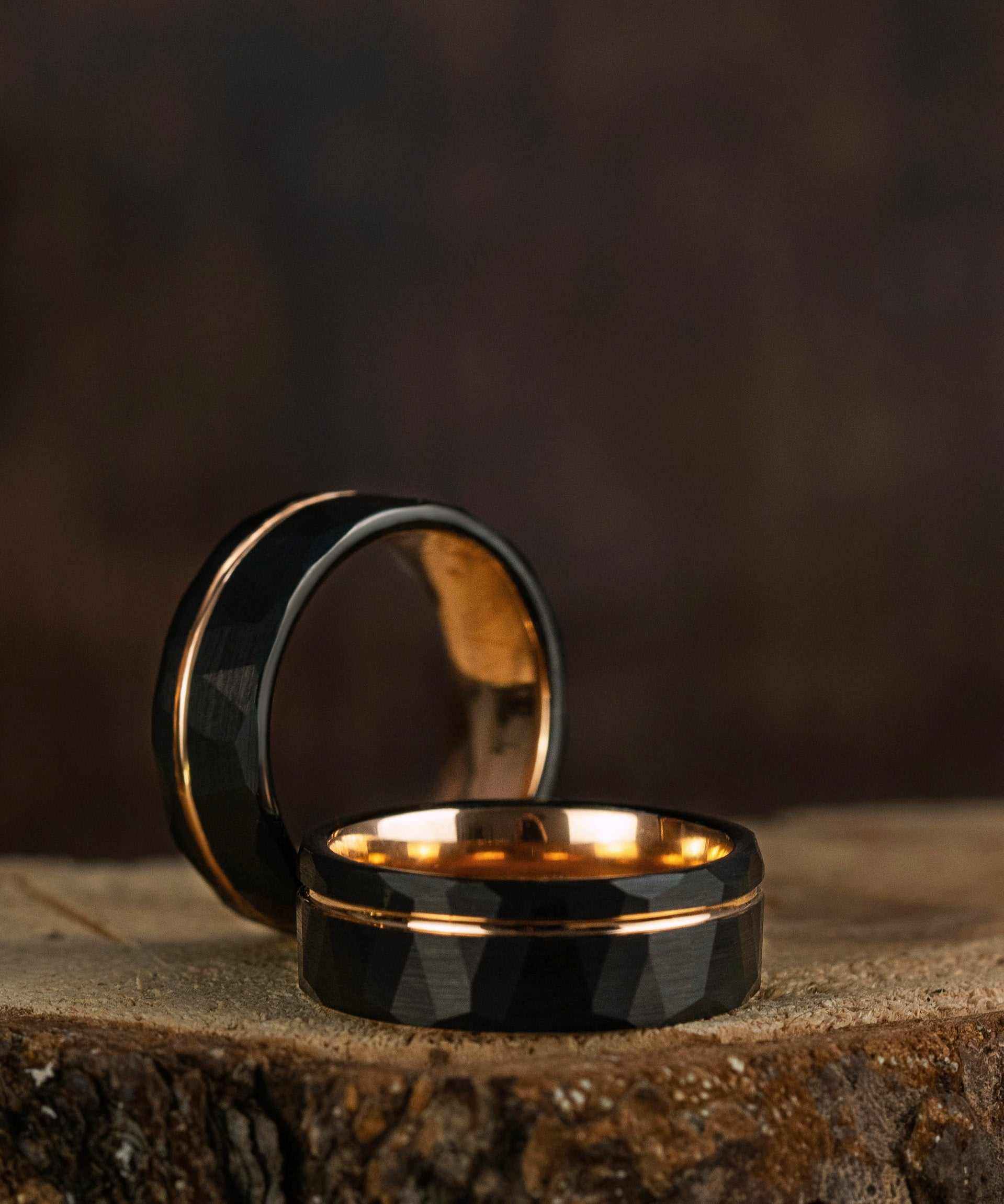 Black Tungsten Ring - DestGlow