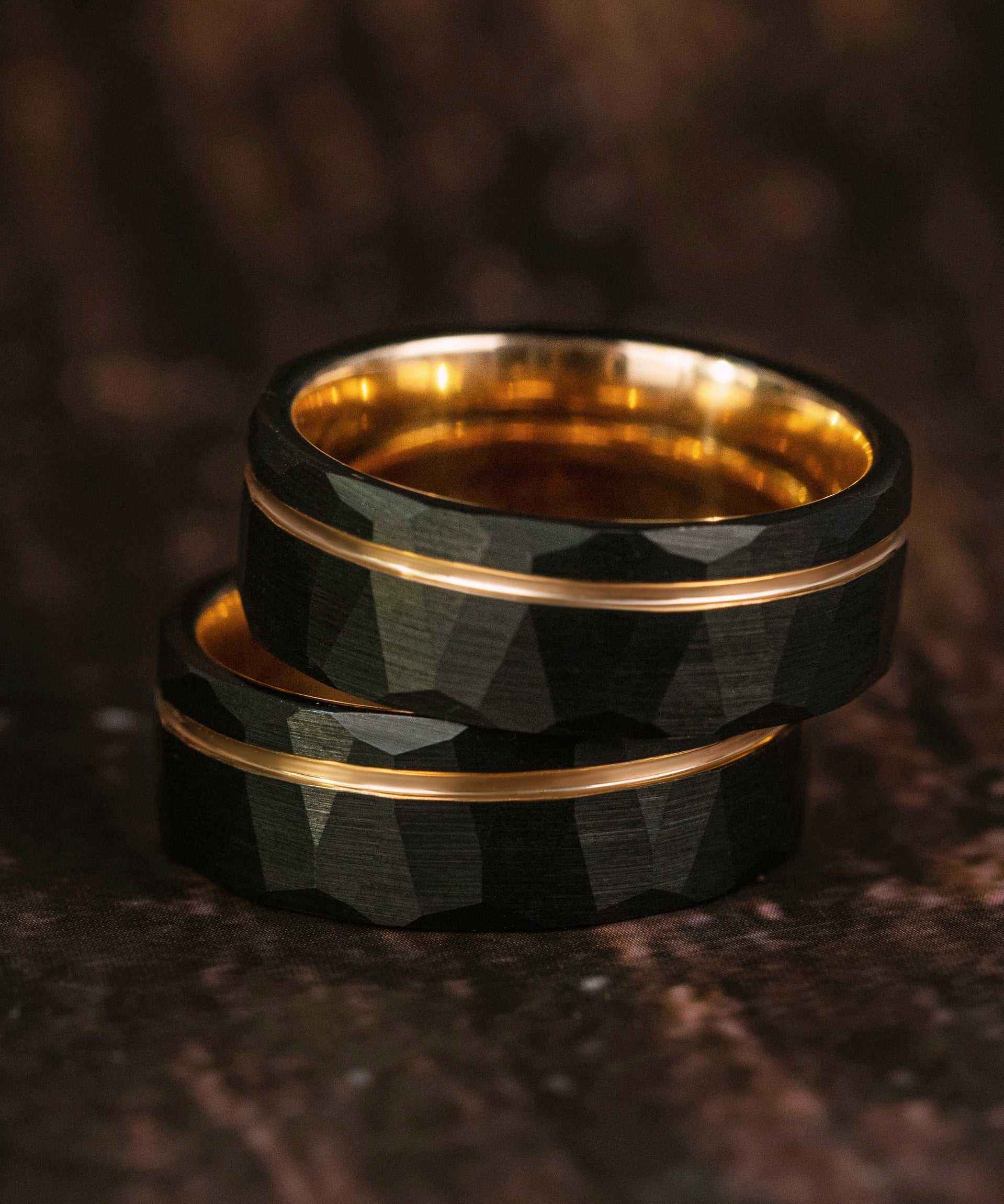 Black Tungsten Ring - DestGlow