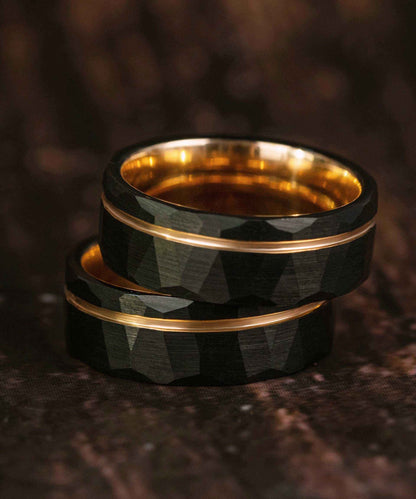 Black Tungsten Ring - DestGlow