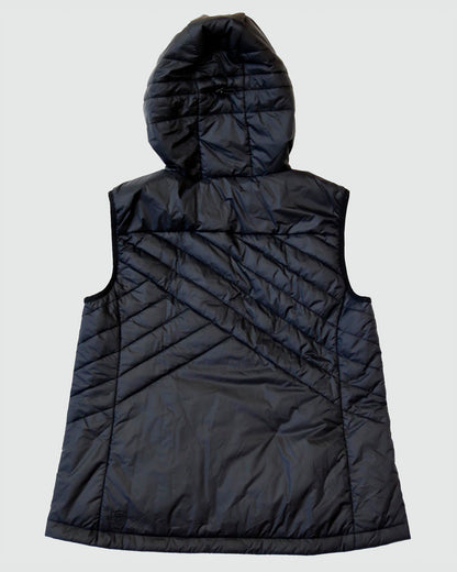 Powerstripe Eco-Friendly Down Hooded Vest by Goal Five