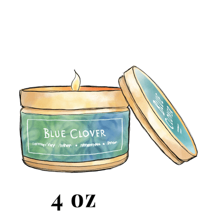 Blue Clover Candle bougie parfumée by Flowering Pharmacy®