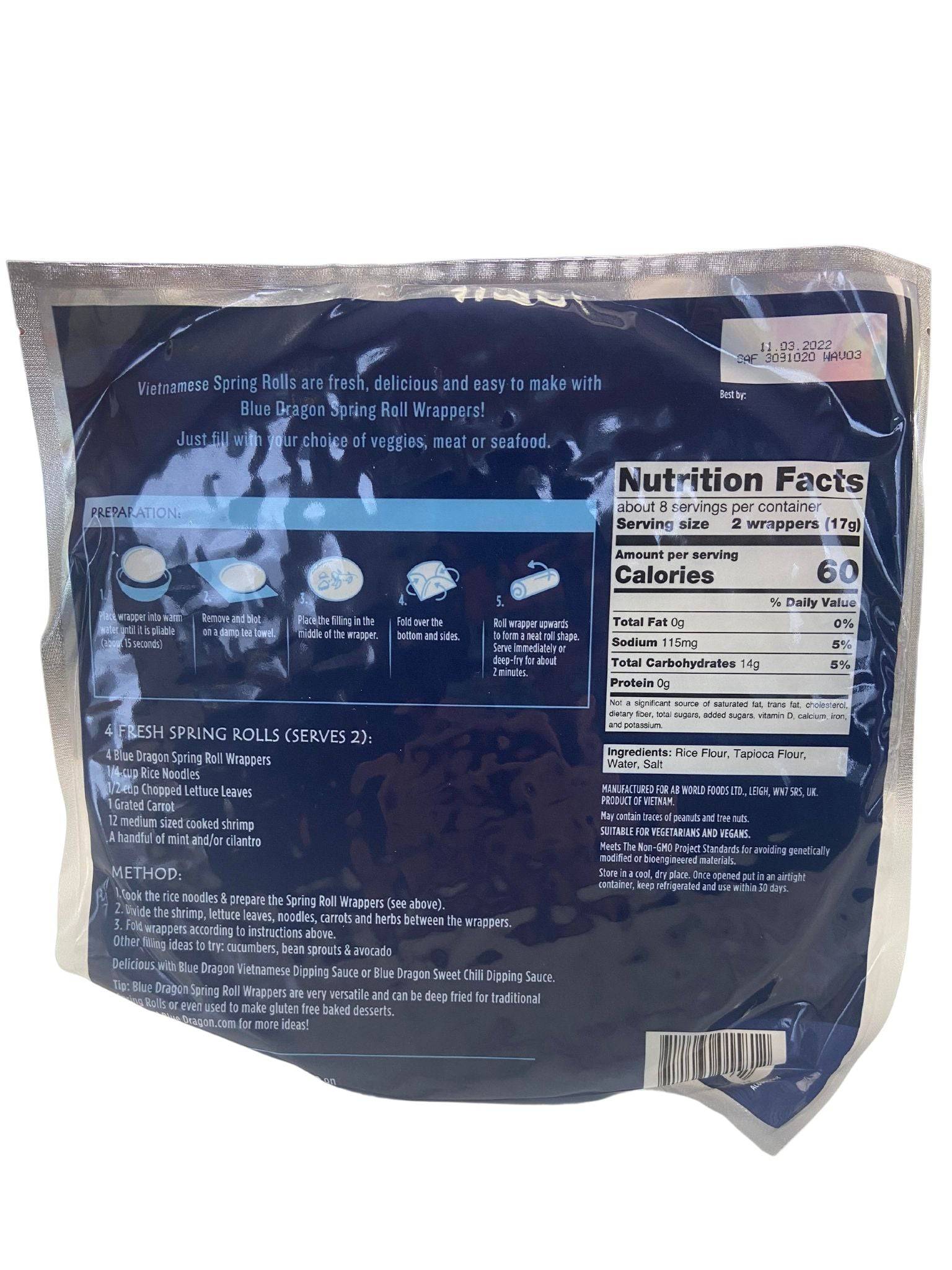 Spring Roll Wrappers by Country Life Natural Foods
