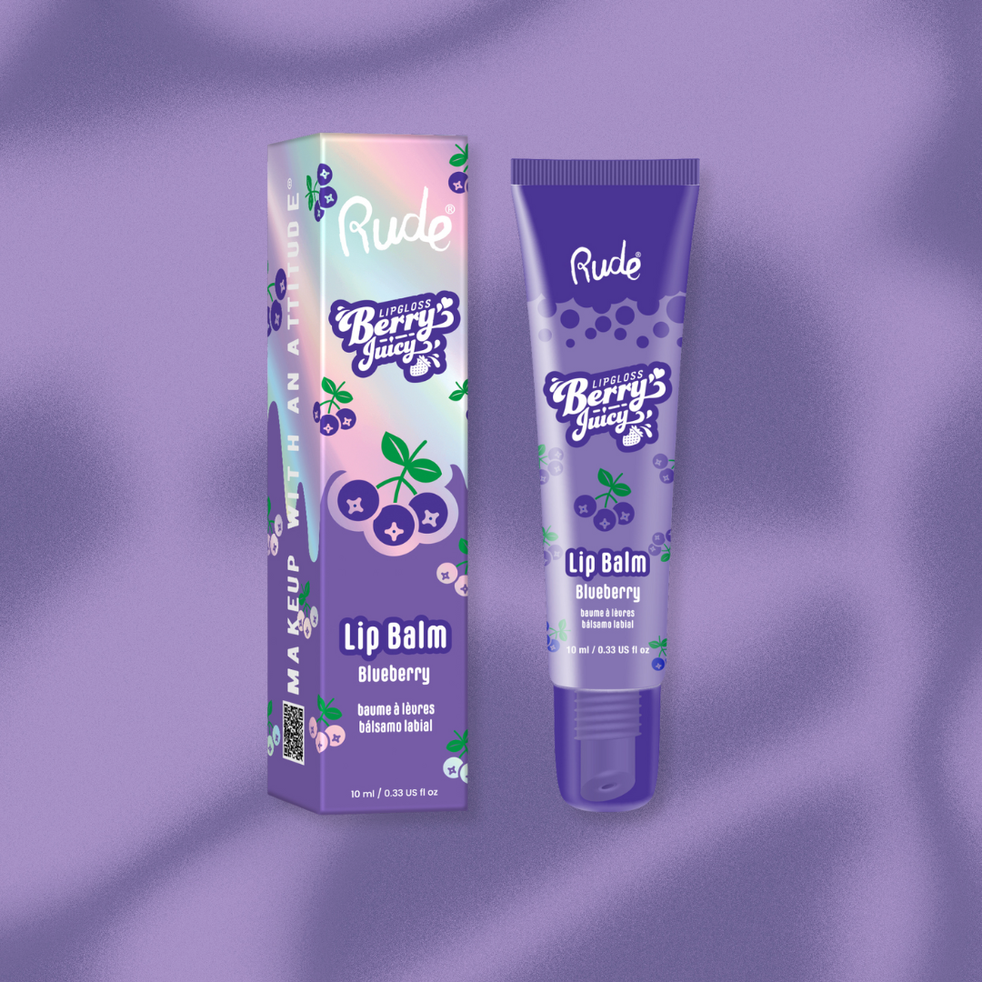 RUDE Berry Juicy Lip Balm - Blueberry 