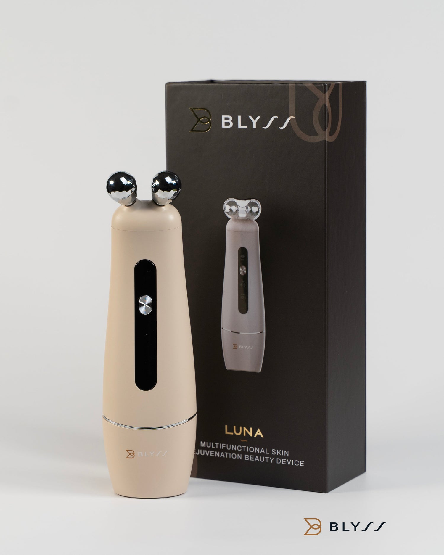 Blyss Luna 3-in-1 Skin Rejuvenation Device - RF, EMS &amp; LED Light Therapy for Anti-Aging - DestGlow