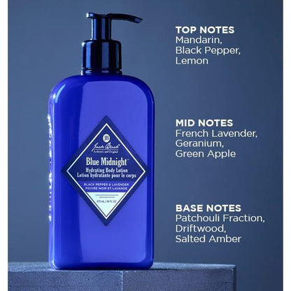 Jack Black Blue Midnight Hydrating Body Lotion 16 oz