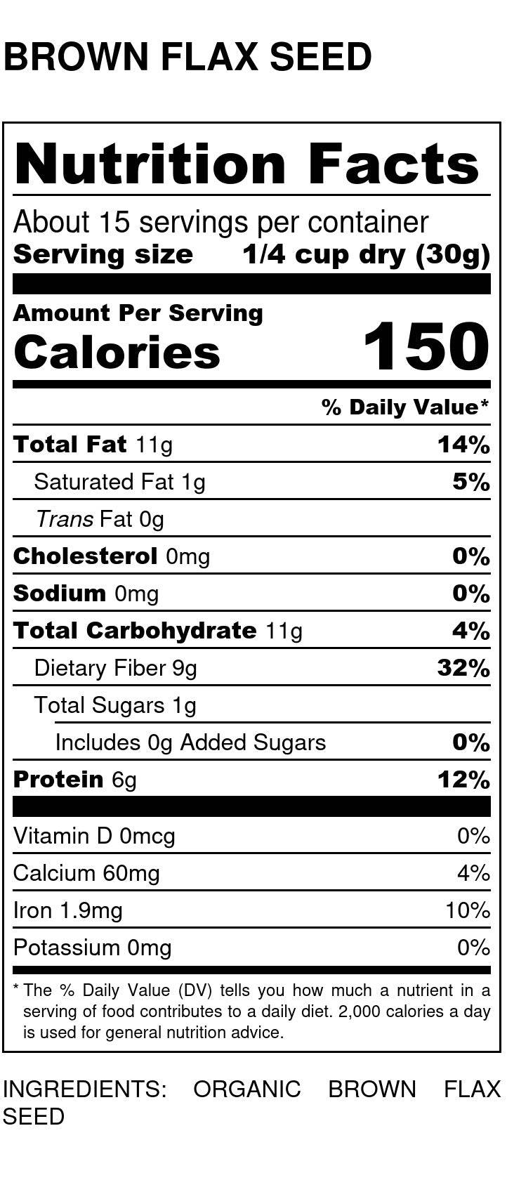 Flaxseed Meal, Brown, Organic, Bob&