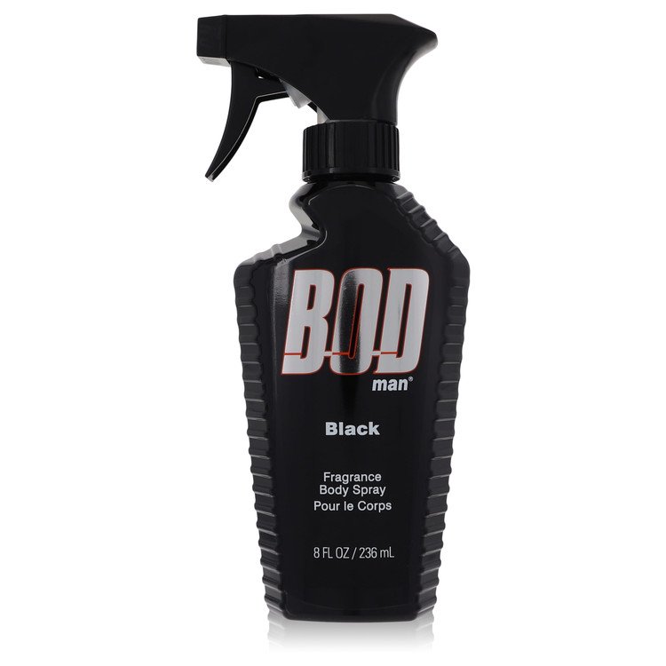 Bod Man Black by Parfums De Coeur Body Spray 8 oz for Men 