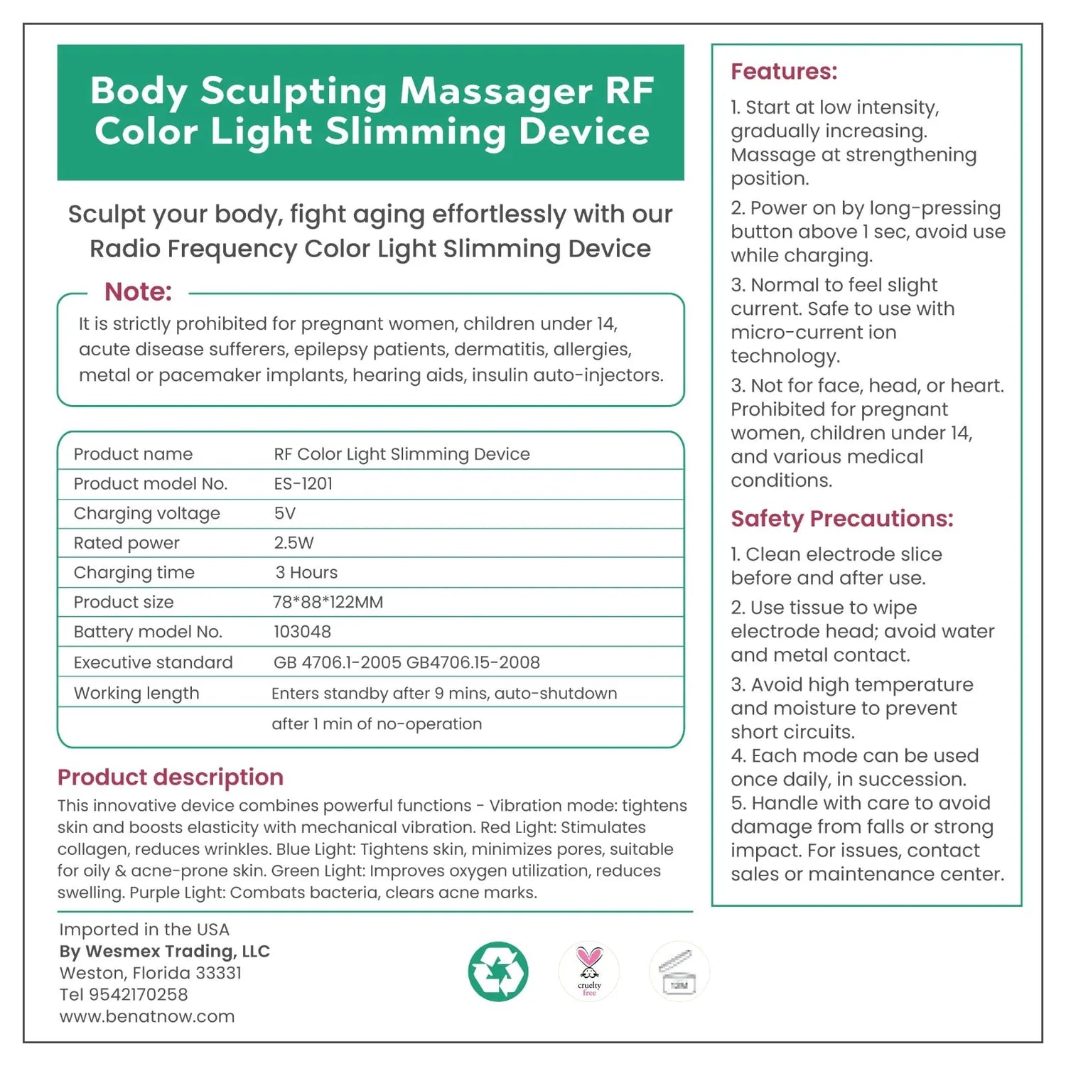 Advanced Body Slimming &amp; Contouring Device 