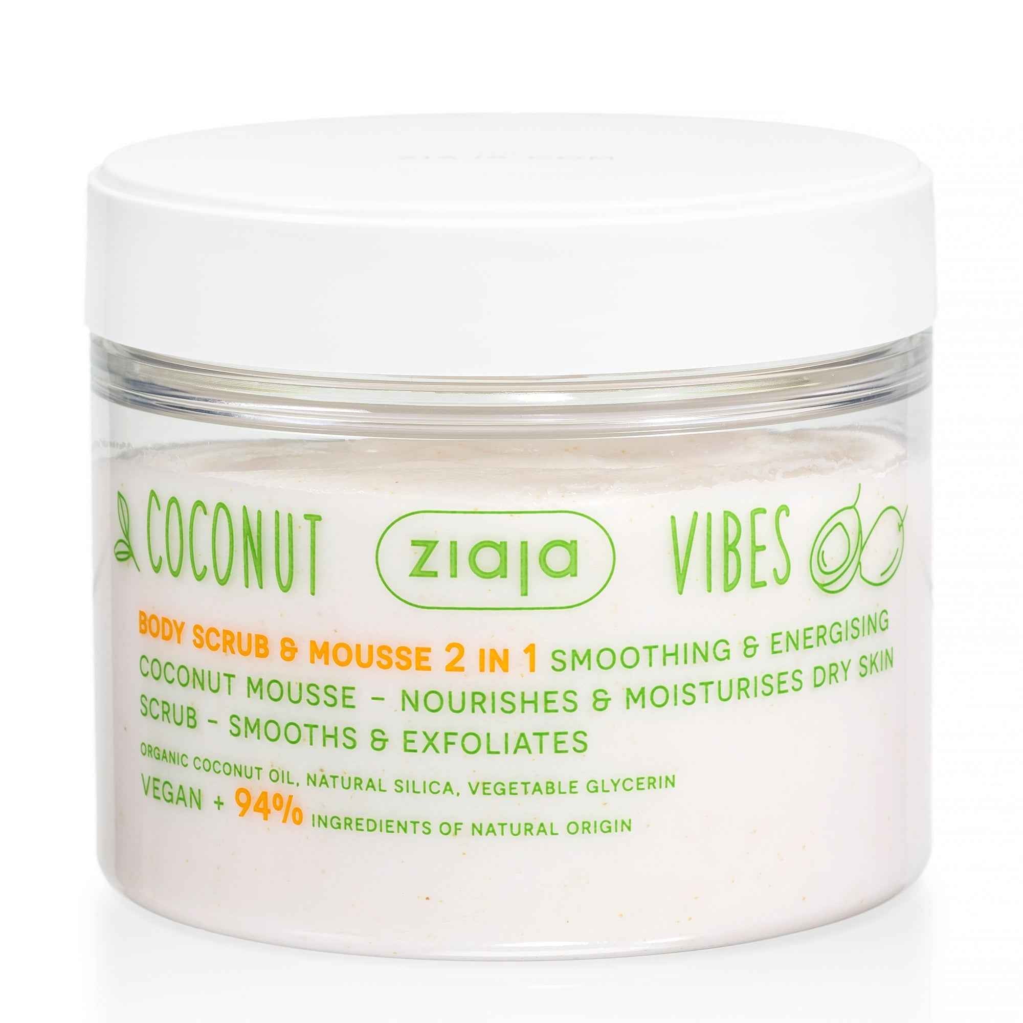 Coconut Vibes Body Scrub &amp; Mousse 2 in 1