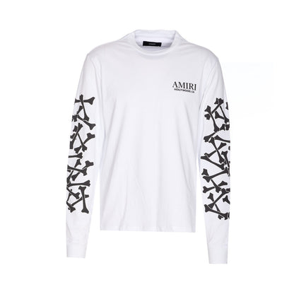 Amiri Men Bones Stacked Long Sleeves T-Shirt by Luosophy
