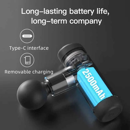 PulseMini™ Mini Percussion Massage Gun – Portable Muscle Recovery &amp; Pain Relief