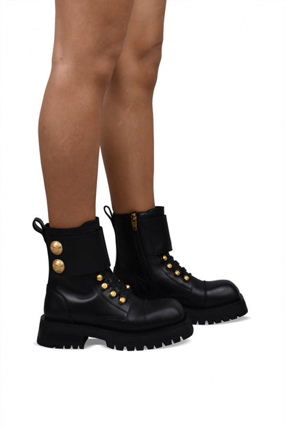 Balmain Women Ranger Army Boots by Luosophy
