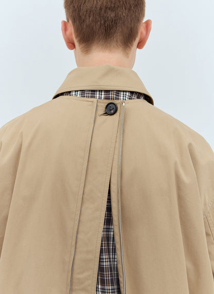 Bottega Veneta Men Cotton Twill Trench Coat by Luosophy