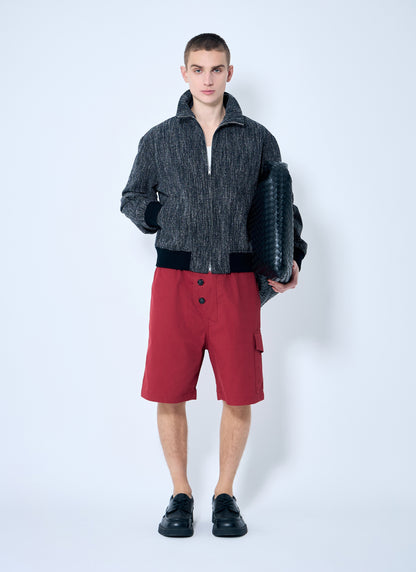Bottega Veneta Men Light Cotton Twill Shorts by Luosophy