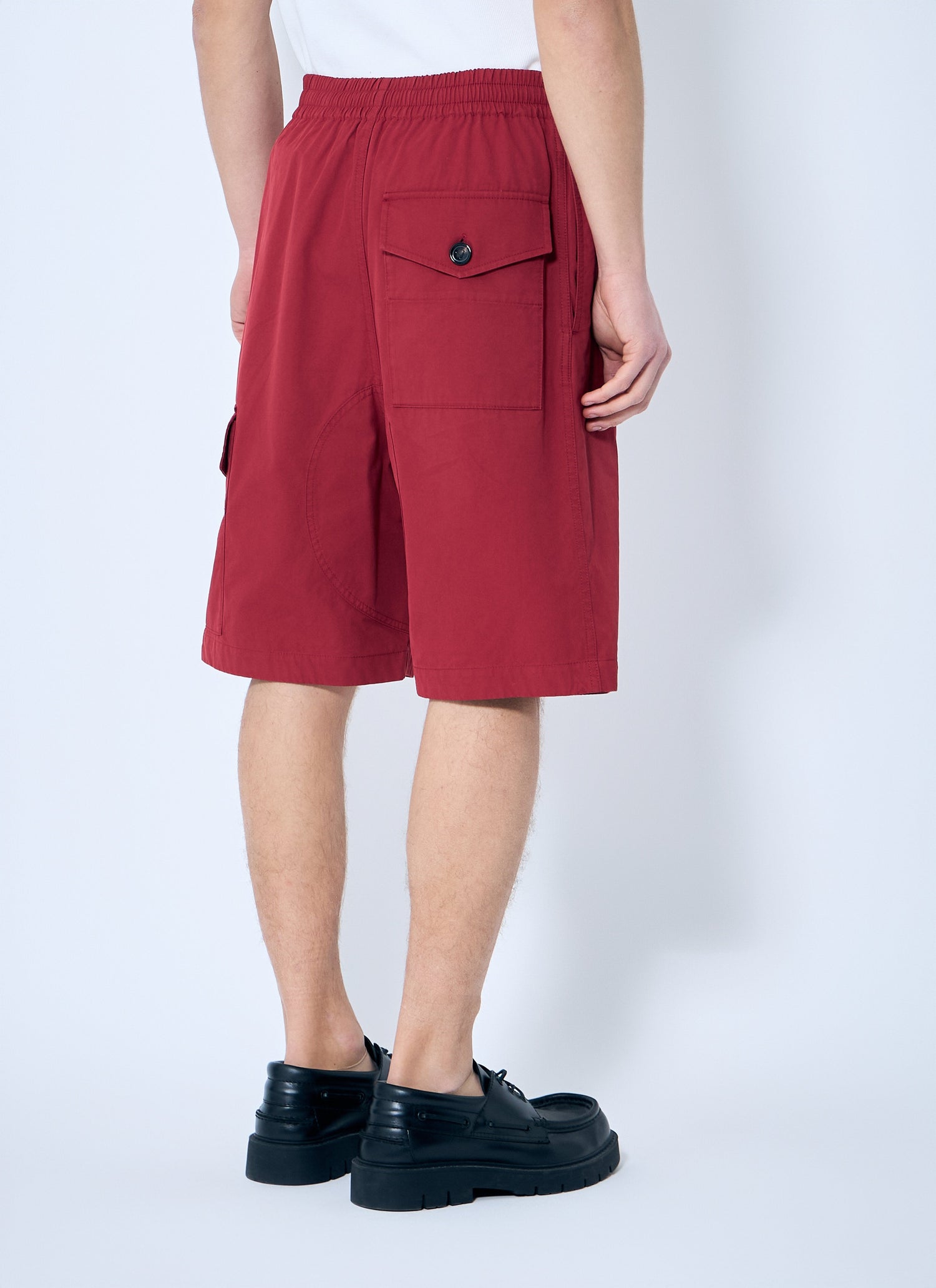 Bottega Veneta Men Light Cotton Twill Shorts by Luosophy