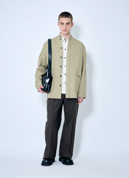 Bottega Veneta Men Light-Cotton Twill Overshirt by Luosophy