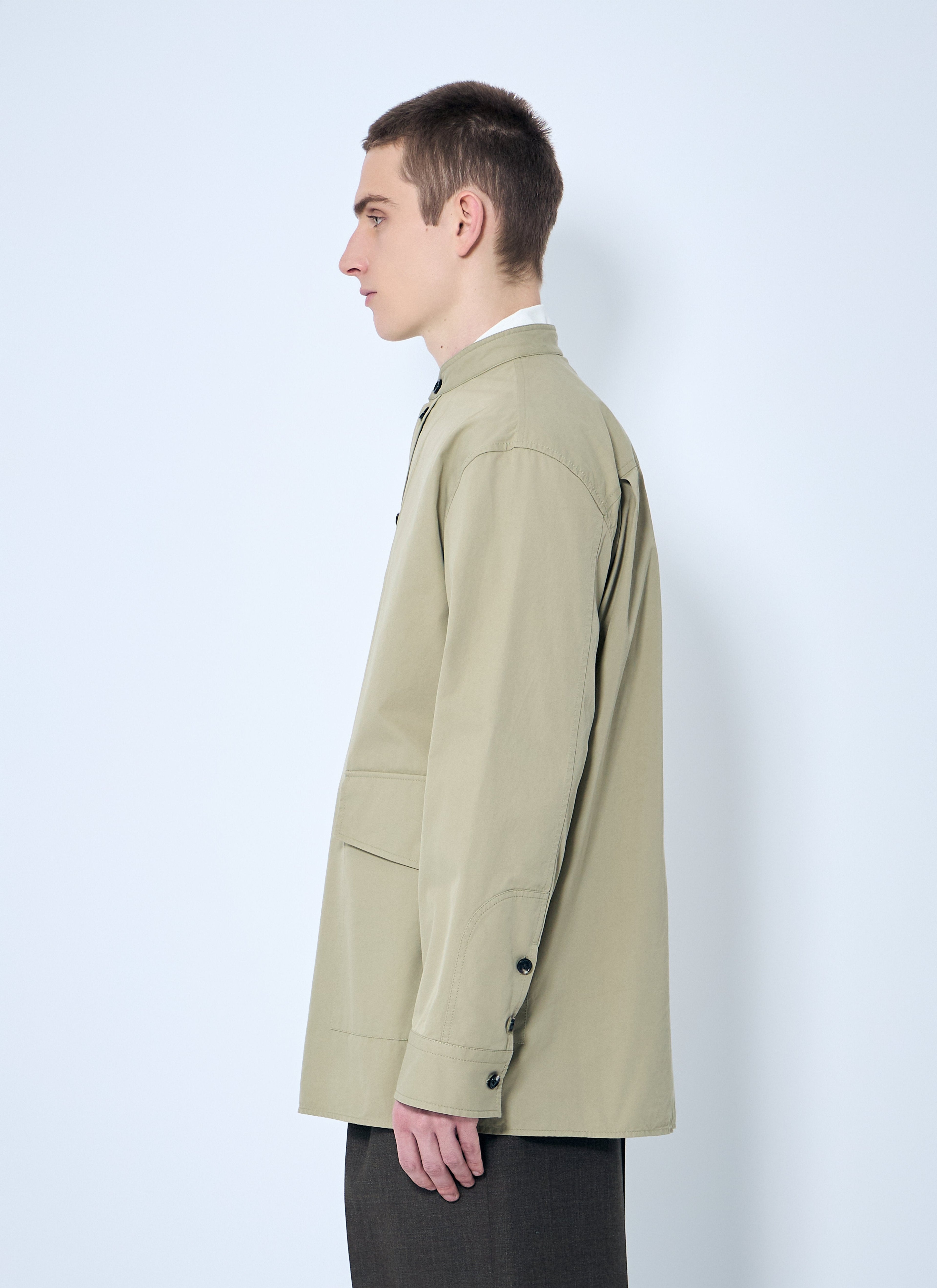 Bottega Veneta Men Light-Cotton Twill Overshirt by Luosophy