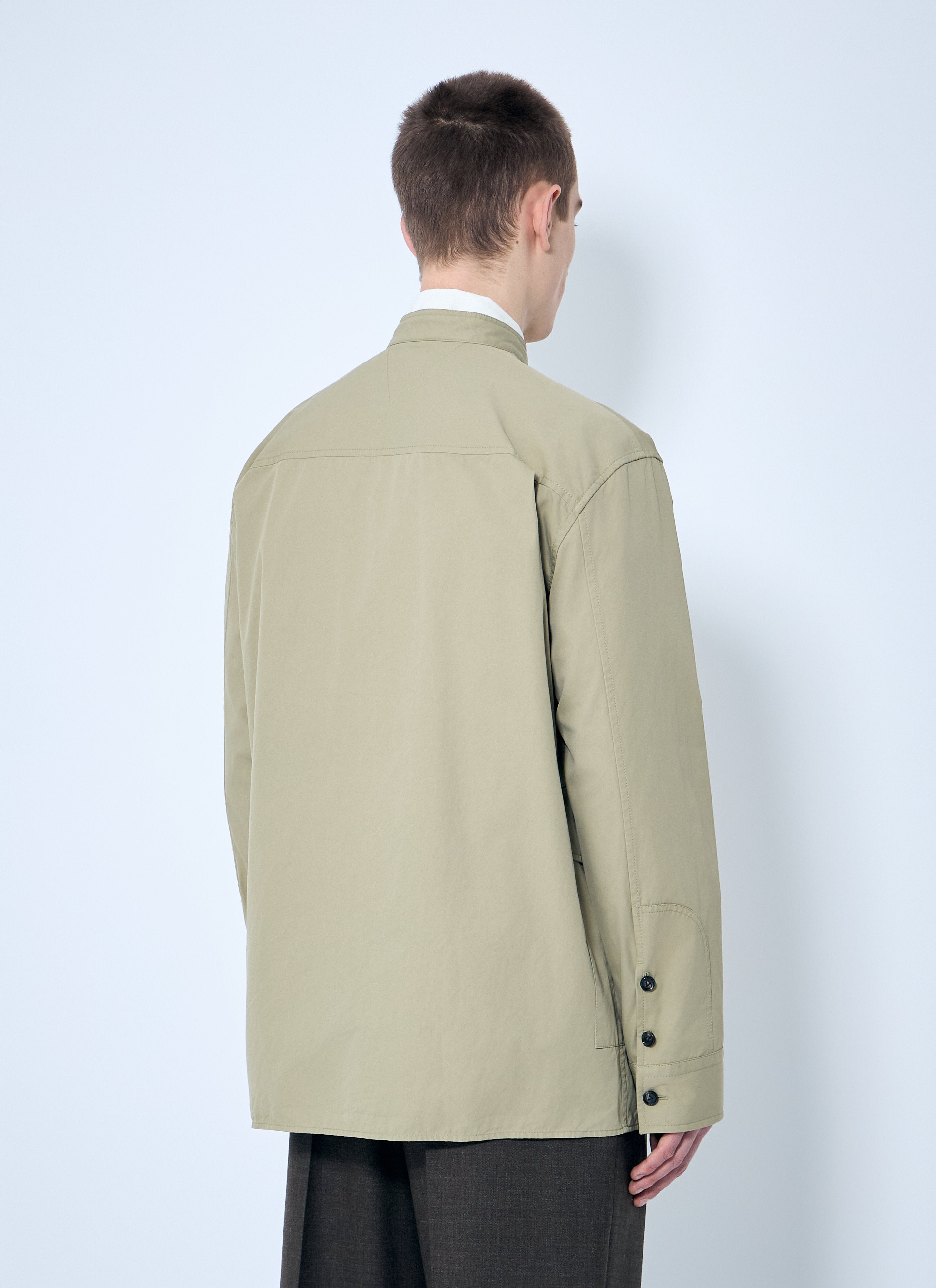 Bottega Veneta Men Light-Cotton Twill Overshirt by Luosophy