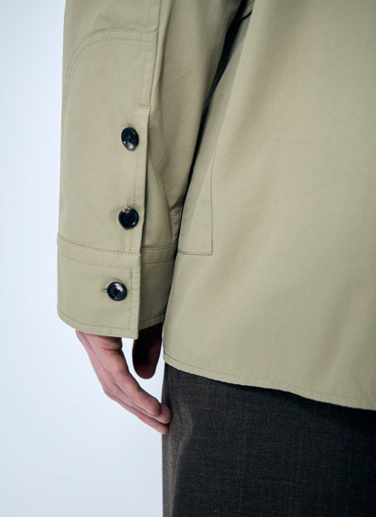 Bottega Veneta Men Light-Cotton Twill Overshirt by Luosophy