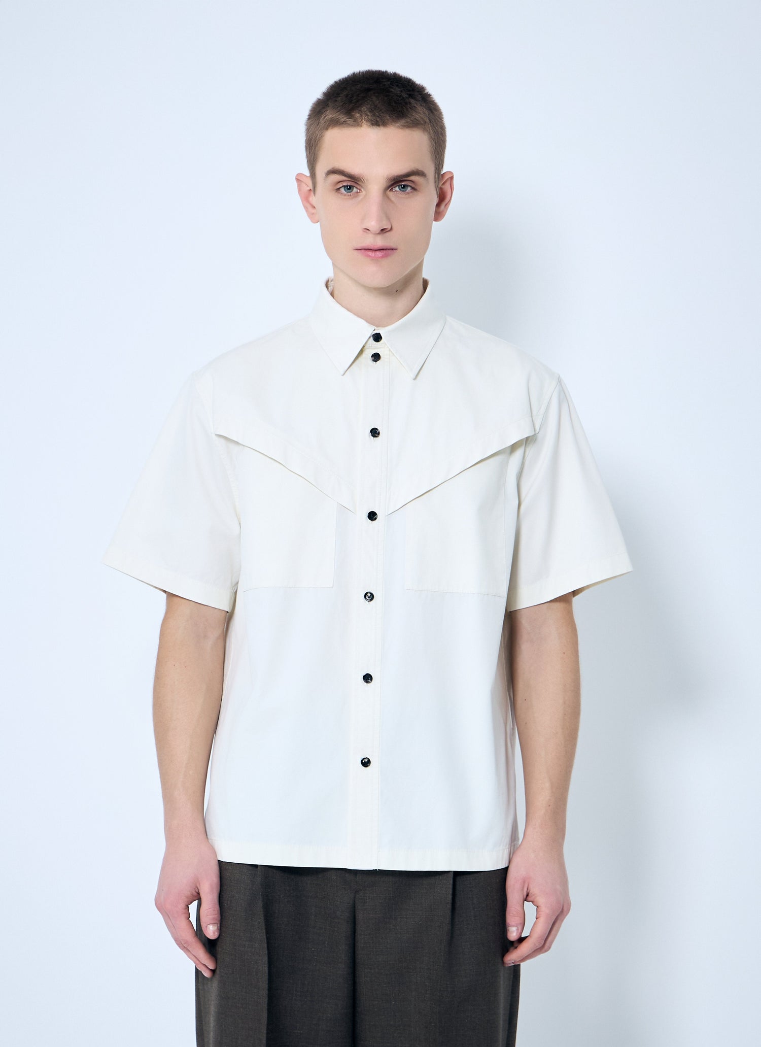 Bottega Veneta Men Light-Cotton Twill Shirt by Luosophy