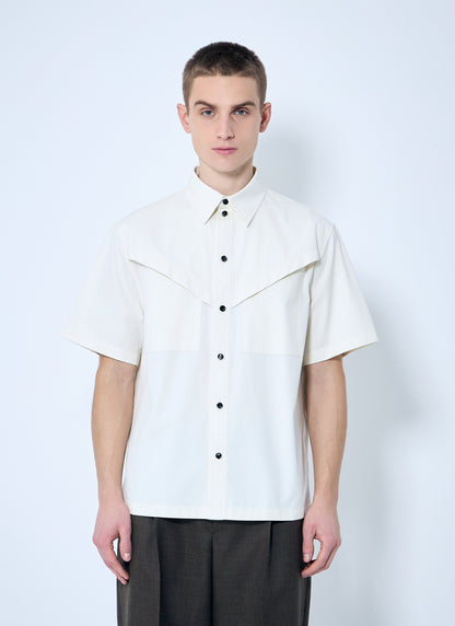 Bottega Veneta Men Light-Cotton Twill Shirt by Luosophy