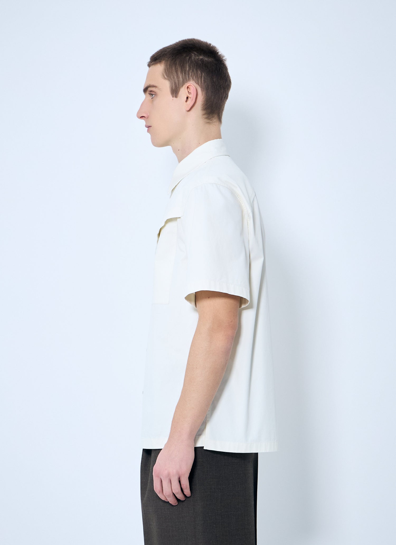 Bottega Veneta Men Light-Cotton Twill Shirt by Luosophy