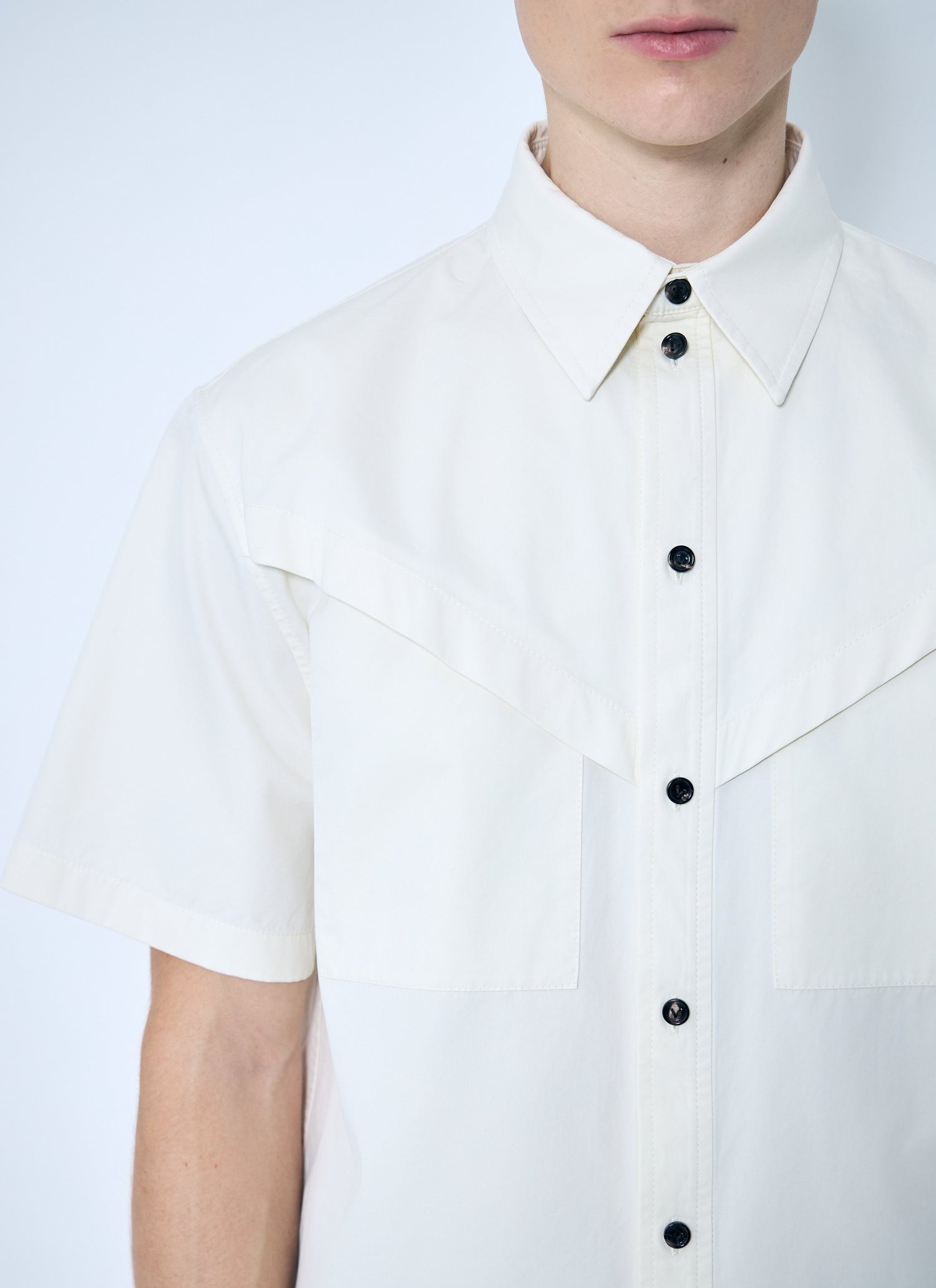 Bottega Veneta Men Light-Cotton Twill Shirt by Luosophy