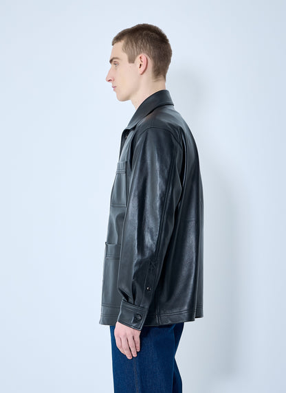 Bottega Veneta Men Leather Pyjama Shirt by Luosophy