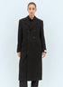 Bottega Veneta Women Matt Fluid Viscose Jersey Coat by Luosophy