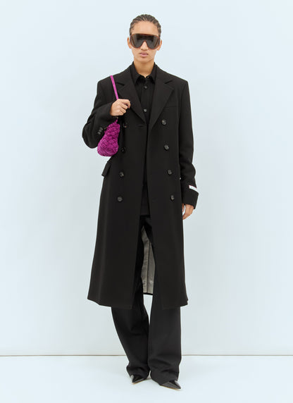 Bottega Veneta Women Matt Fluid Viscose Jersey Coat by Luosophy