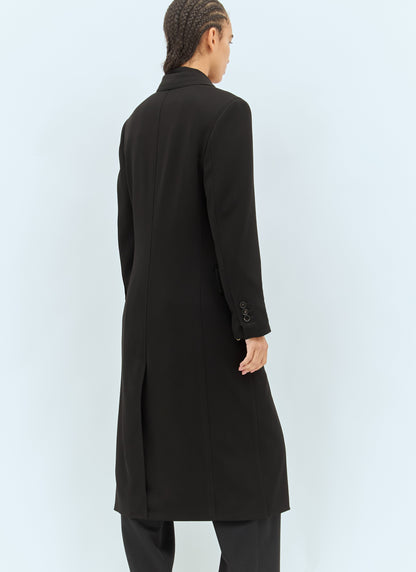 Bottega Veneta Women Matt Fluid Viscose Jersey Coat by Luosophy