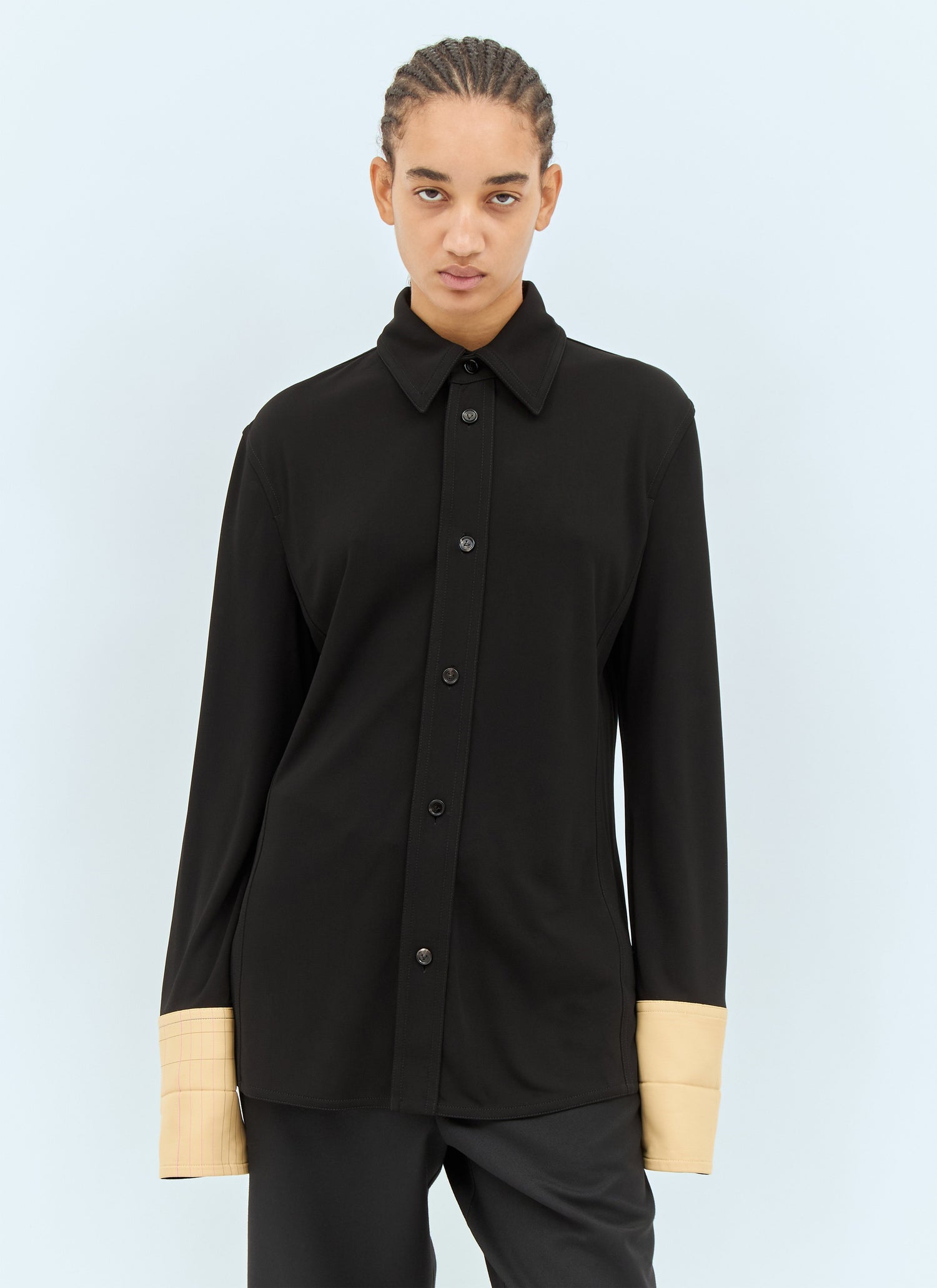 Bottega Veneta Women Fluid Long-Sleeve Shirt by Luosophy