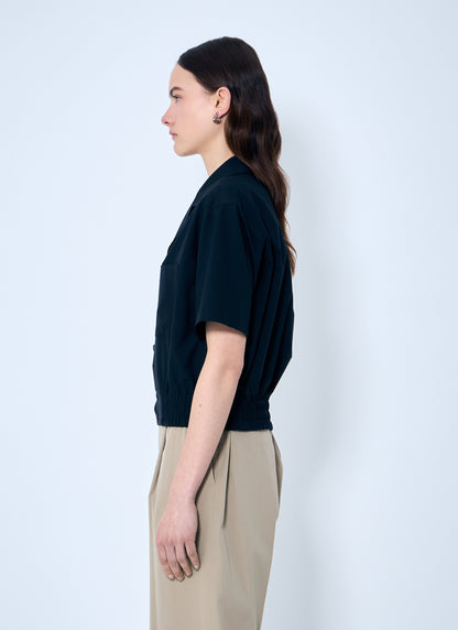 Bottega Veneta Women Wool Camp Collar Shirt by Luosophy