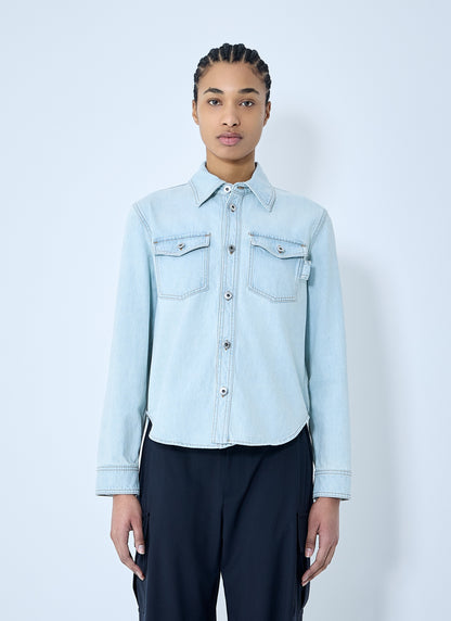 Bottega Veneta Women Extra Bleach Denim Shirt by Luosophy