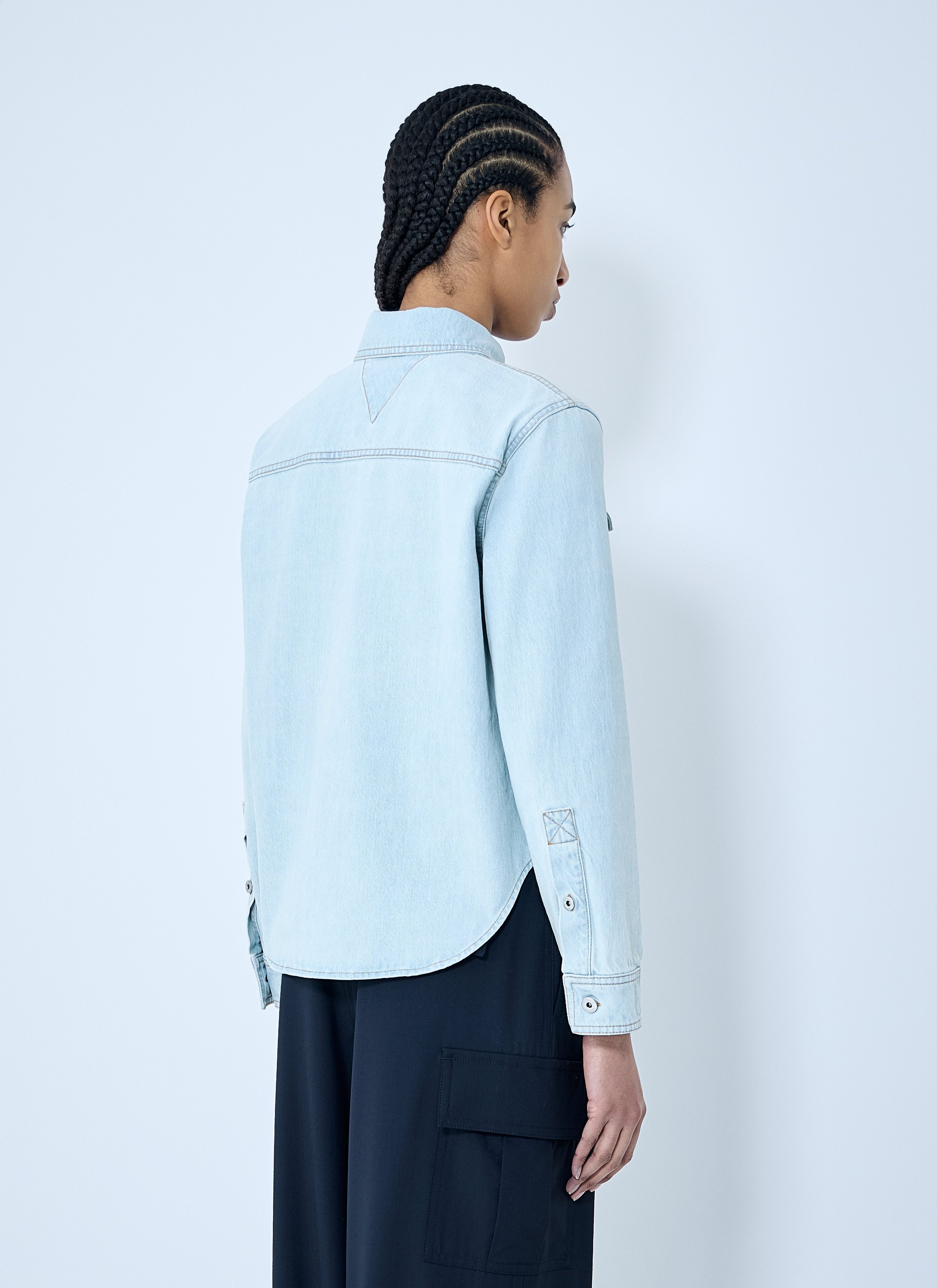 Bottega Veneta Women Extra Bleach Denim Shirt by Luosophy