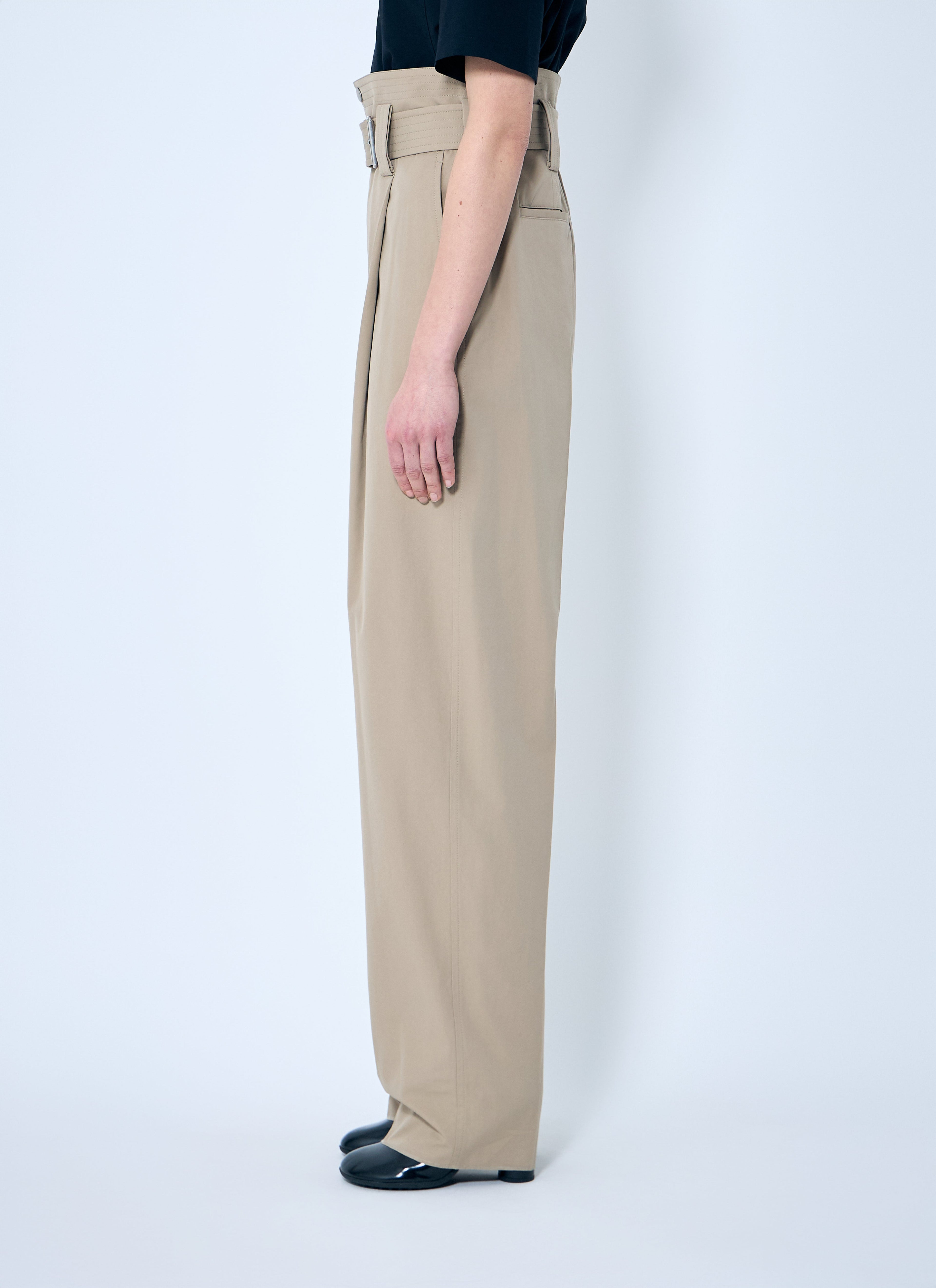 Bottega Veneta Women Compact Cotton Pants by Luosophy