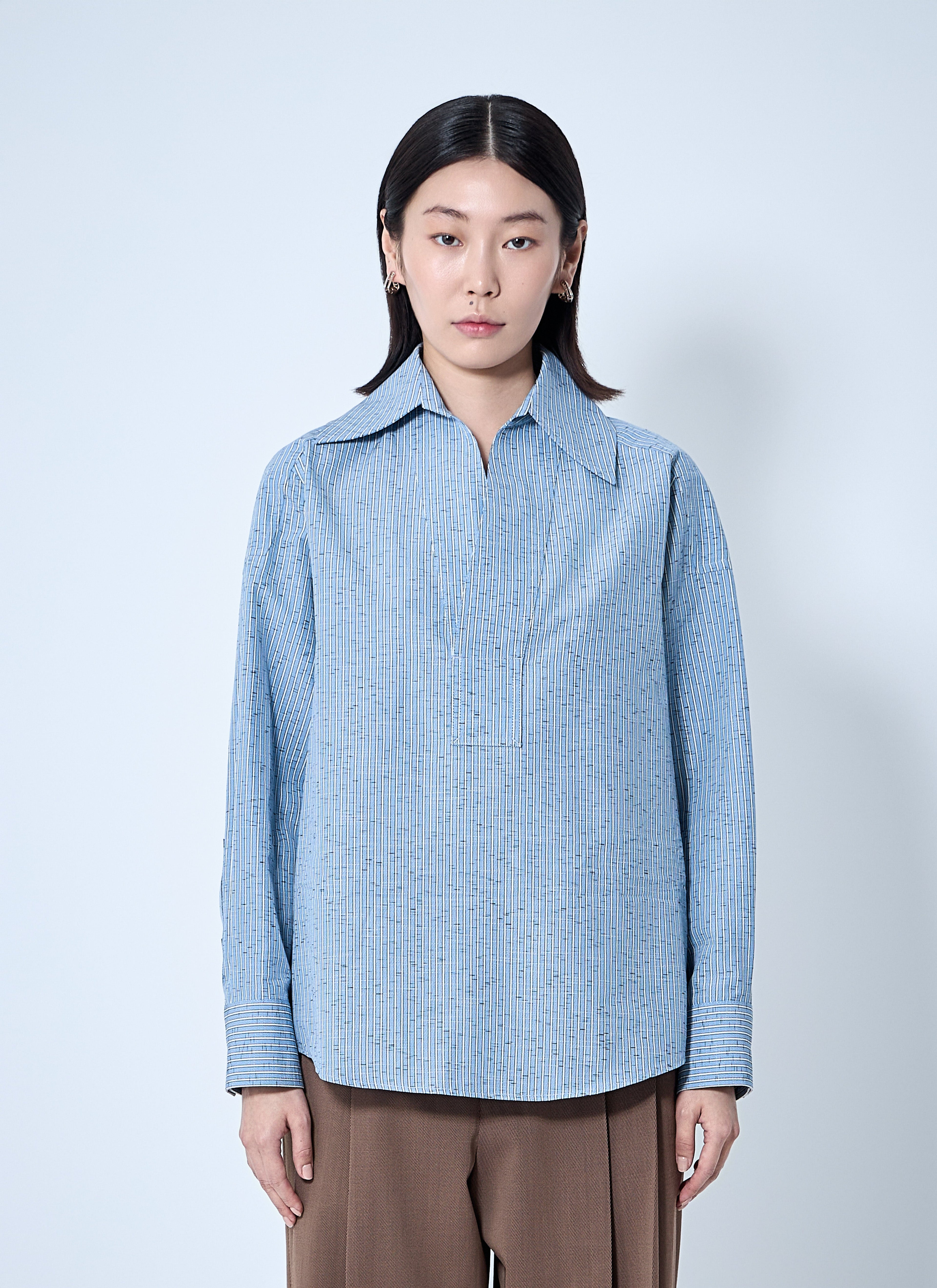 Bottega Veneta Women Striped Shirt by Luosophy