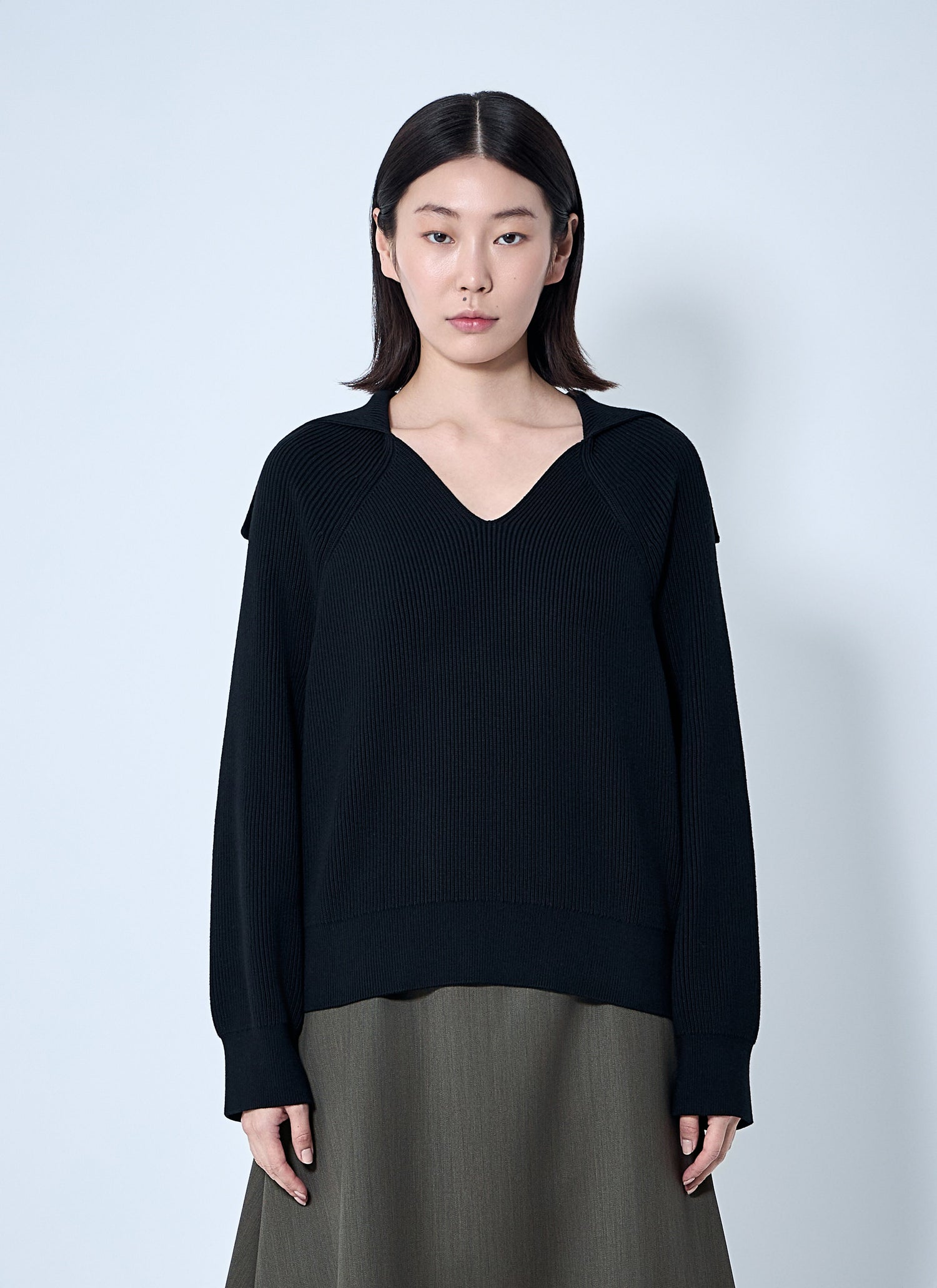 Bottega Veneta Women Ribbed Cotton Sweater by Luosophy