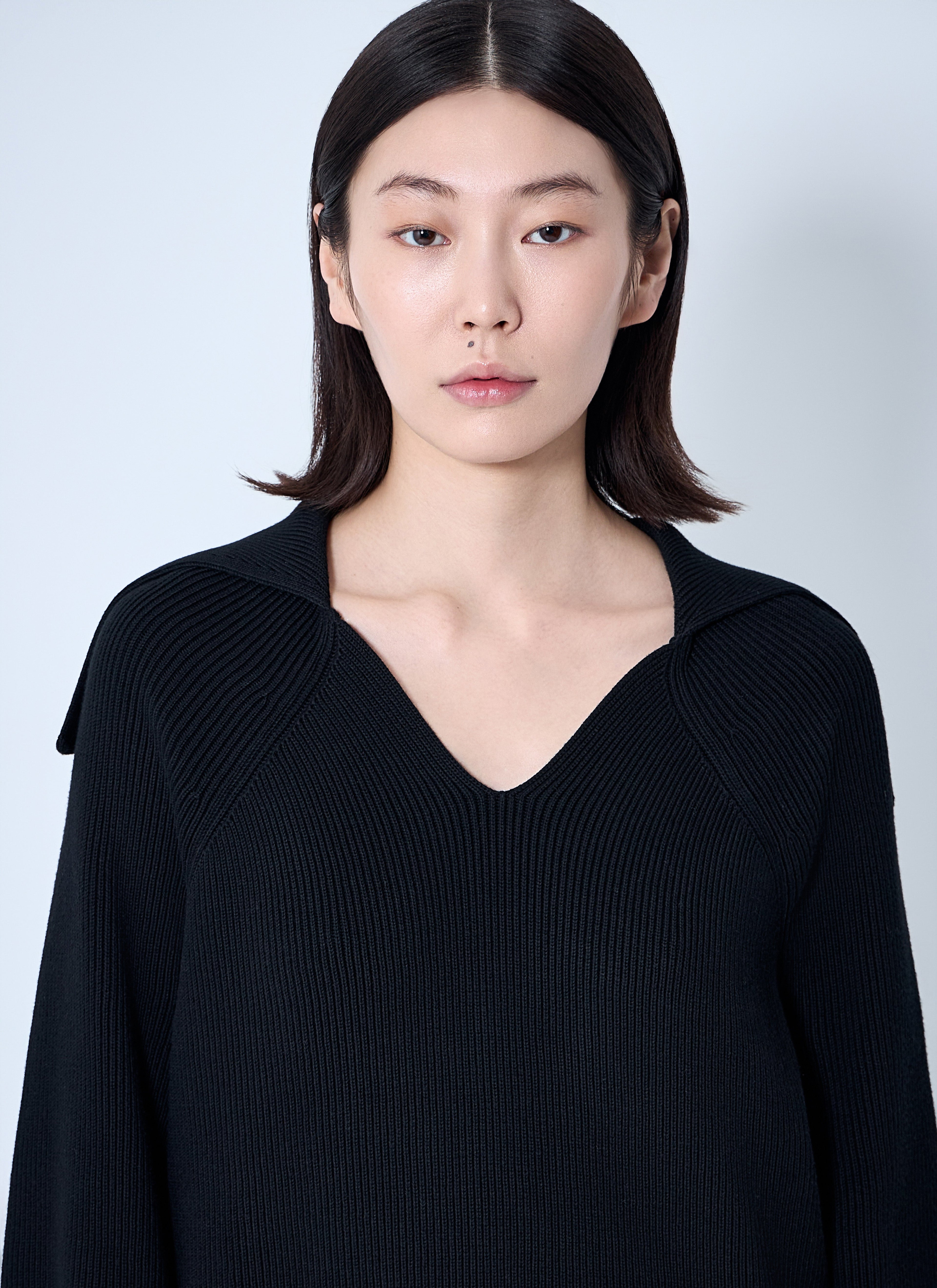 Bottega Veneta Women Ribbed Cotton Sweater by Luosophy