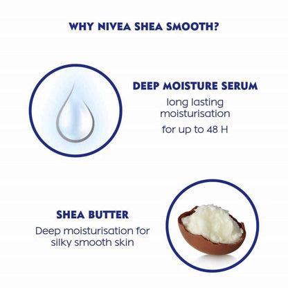 Nivea Body Lotion for Dry Skin Shea Smooth