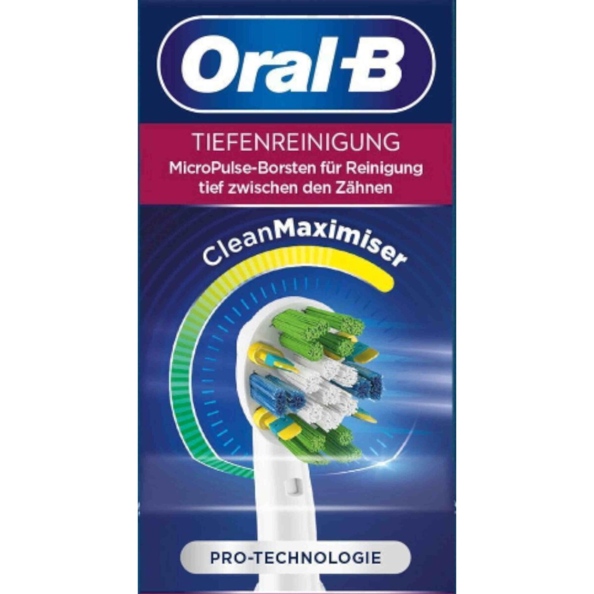 Oral-B Deep Clean CleanMaximiser Replacement Brush Heads, 3 Count